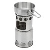 Stainless Steel Cookware Set Portable Camping Stove Cooking Pot Set