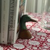 Fox Run Duck Decorative Bookend Set, 100% Iron, 4.25” x