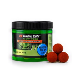 Tandem Baits Carp Food Perfection Pop-Up Ripe Mulberry Carp Pop-Ups Carp Fishing Without Effortless Bait for Large Fish Fishing Carp Accessories for Professionals & Hobby Anglers 16 mm 70 g