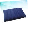 Zerodeko 1Pc Portable PVC Flocking Inflatable Pillow Ergonomic Travel Neck