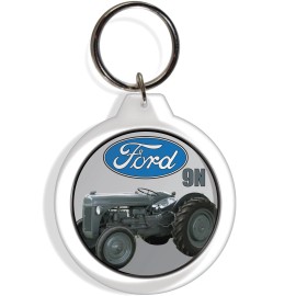 Ford 9N farm garden tractor keychain keyring yard lawn mower hook holder FOB