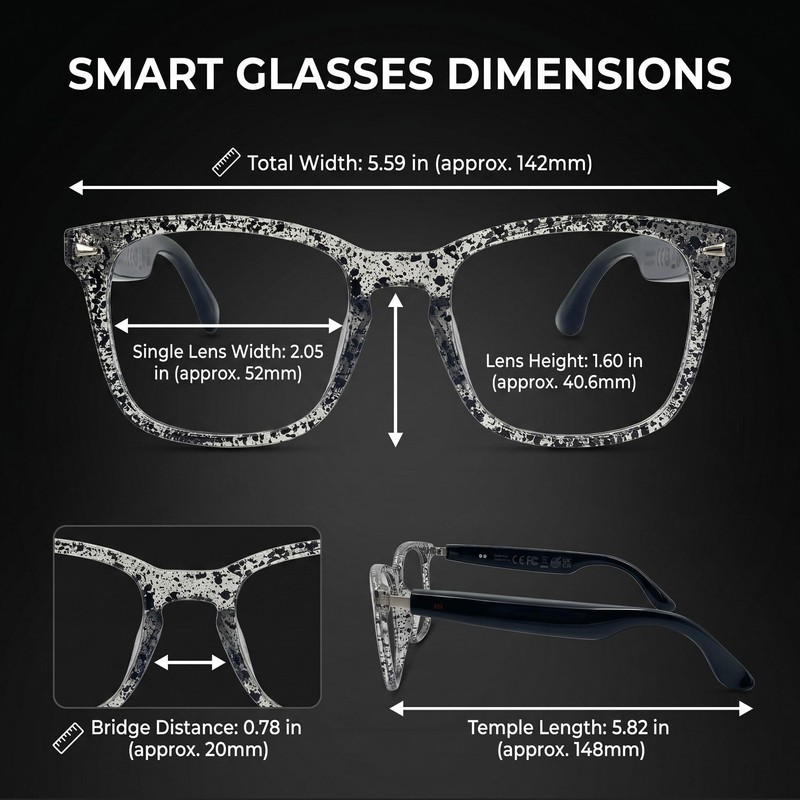 Fecoul AI Smart Translation Glasses
