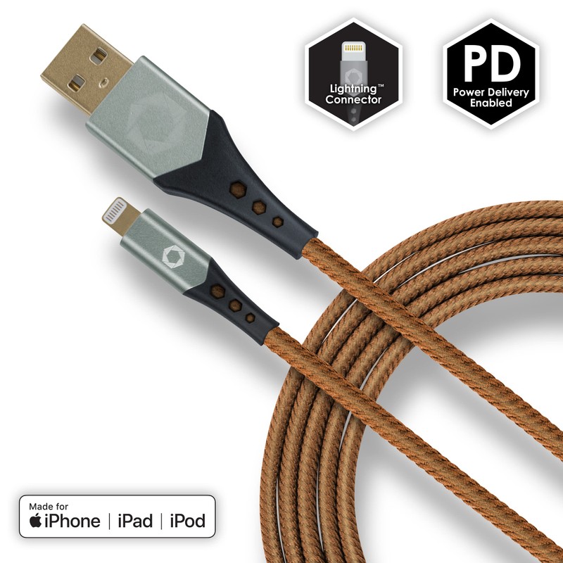 Celltronix - MCX [Apple MFi Certified] Titanium 6FT Fast Charging