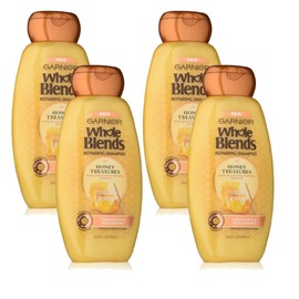 Garnier Whole Blends Repairing Shampoo Honey Treasures, 4 Count