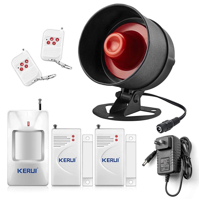 KERUI Home Security System Indoor Outdoor Weather-Proof Siren Window Door