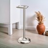Gatco 1436PN, Freestanding Toilet Paper Holder, 22” H, Polished Nickel/Floor