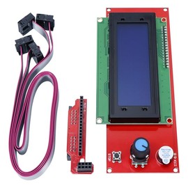 LCD 2004 Display Screen Controller Module 3D Printer Smart Controller for Ramps 1.4 LCD 2004 3D Printer Parts Accessories (LCD2004 Display Control Module)