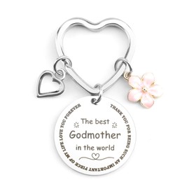 Godmother Gifts for Mothers Day Godmother Keyring Godmother Mothers Day Gifts Godmother Presents Godmother Birthday Gifts Godparent Gifts Godmother Proposal Mother's Day Gifts for Godmother