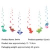 88PCS Dinosaur Birthday Party Decorations Include Disposable Tableware Set with