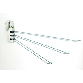 POSE K134115 Kitchen Dish Towel Stainless Steel Lever Type Suction Cup White