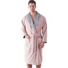 SEYANTE Plush Lined Microfiber Unisex Warm Spa Robe - Luxury