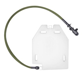 DONGKER Training Hydration Case,1.5L Leakproof Water Panel Plate Carrier with Detachable Tube & Manual Control Spout Switch for Bladder Hydration Pack
