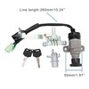 GOOFIT Ignition Switch Key Assy Replacement for Jonway YY50QT-5 Znen