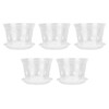 5 Sets Orchid Flower Pot Breathable Clear Orchid Planting Pot