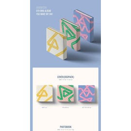 SEVENTEEN YOU MAKE MY DAY 5th Mini Reissue Album FOLLOW Version CD+96p Booklet+16p Lyrics+1p Lenticular Card+2p PhotoCard+Tracking Sealed SVT