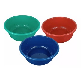 Boris 3 Palanganas De Plástico 12 Litros Mezclador Bowl Tina