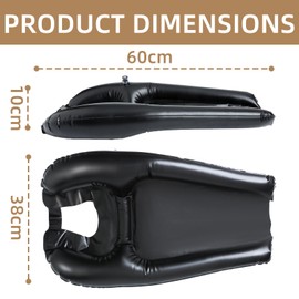 Inflatable Hair Wash Basin for Bedridden, Mobile Wash Basin, Hair Washing, PVC, Portable Hair Wash Basin for Elderly, Disabled, Pregnant Women