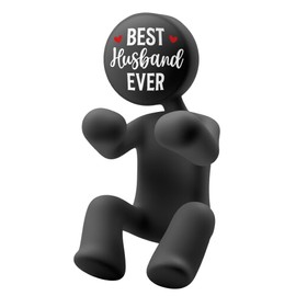 AGMDESIGN Best Husband Ever Silicone Razor Holder, Cute Holder Shaver Organizer, Funny Bathroom Decorative Razor Holder, Man Cave Father’s Day Birthday Gifts for Men Husband from Wife Son Daughter