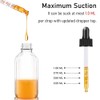 Bumobum 2 oz Clear and Amber Bottle, 2 pack Glass