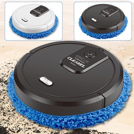 FALUSHAN Mopping Machine, 2in1 Wet Dry Mopping Machine,Automatic Mopping Machine, Smart Home Sweeping Robot for Hard Floor, Pet Hair, Carpet (Black)