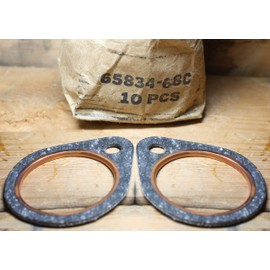 2X H D Exhaust Port Gasket 65834-68T Replaces 65834-68A Copper Shim