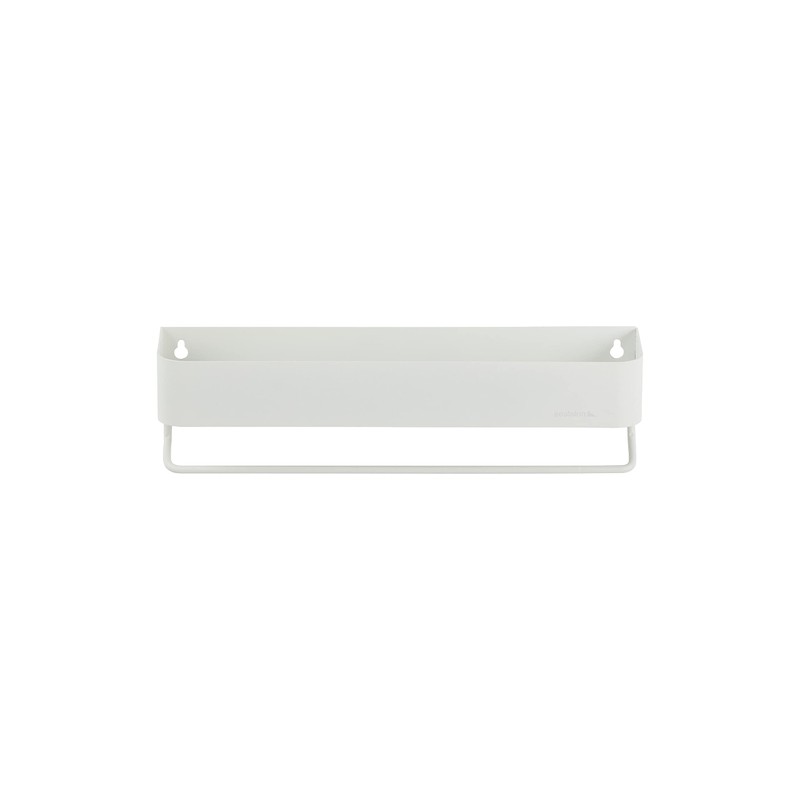 Sealskin Brix Towel Rail with Shelf, Bathroom Shelf with Integrated