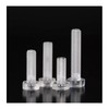 happinesspark PC (Polycarbonate) Acrylic Plastic Transparent Metric Hex Nut M5