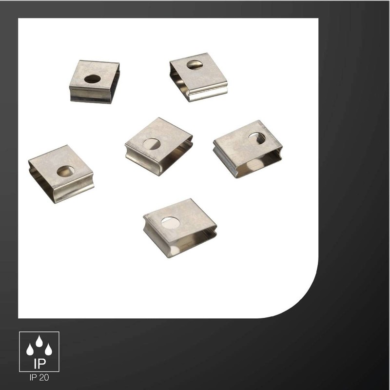 Eutrac 145551 EUTRAC spring clip for 3-phase mounting track, white