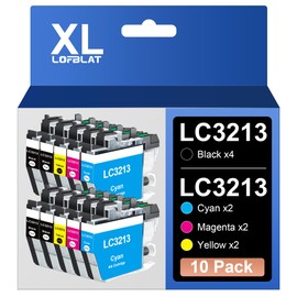 LOFBLAT LC-3213 XL LC3213 Printer Cartridges Replacement for Brother LC3213 LC-3213 Cartridges XL Multipack for Brother MFC-J491DW MFC-J497DW DCP-J572dw MFC-J890DW MFC-J895DW DCP-J772DW DCP-J774DW