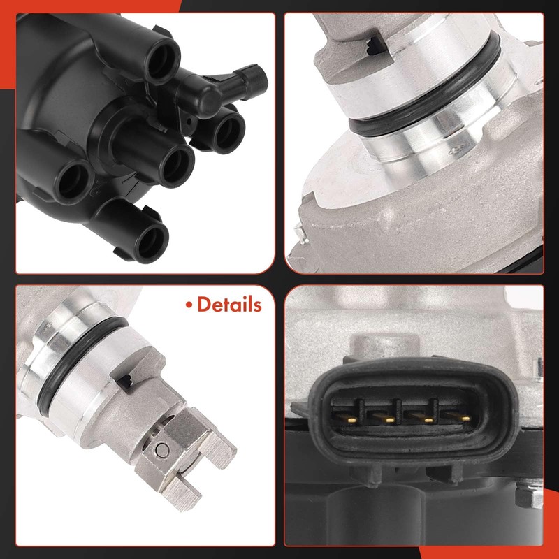 A-Premium Ignition Distributor with Cap and Rotor Compatible with Toyota