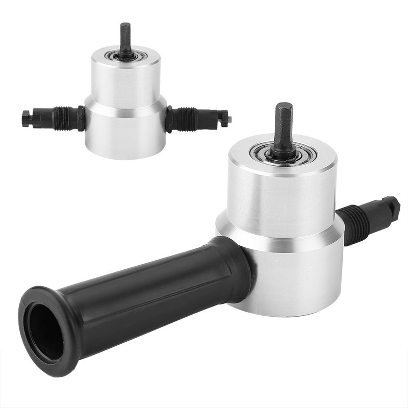 Sheet Metal Cutter for Cordless Screwdriver, Double Tip Sheet Metal