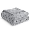 Bedsure Fleece Throw Blanket for Sofa - Soft Cosy Checkered
