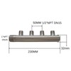 Stainless Steel Plumbing Distribution Manifold, water air manifold 3-6Port Distribution