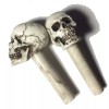BawdyPartz American Made Hot Rat Skull Door Lock Knobs shift