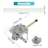 uxcell Motorcycle Fuel Valve Petcock with Male Thread for Honda