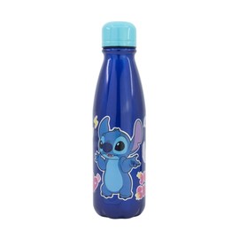 My sweety pop - Water Bottle - Stainless Steel - Child - Adult - Teen - Meal - 26.5cm - 600ml - Hydration - Gift Idea - Bottle (Stitch - Blue)