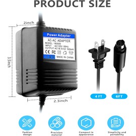 UPMMUD 18.5VX2 500mA Power Adapte for Behringer XENYX 502, 802, 1002,for Eurorack Mixers (FX-18B-MP3),PSV3UL, MXVL3 MX602A, UB502, UB802, UB1002, Q502USB, Q802USB, Q1002USB Mini 3 Pin Din Supply