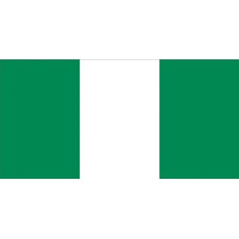 GLOBAL ADVERTISING SOLUTIONS 3x5 Country National Flag Made in USA Bright Colors Long Lasting and Weather Resistance Country State Flag only Without Pole kit and Mount (Nigeria)