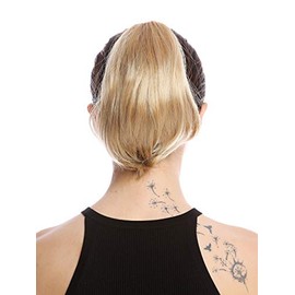 WIG ME UP - N869-V-24B Short Straight Ponytail Ponytail Hairpiece Golden Blonde Blonde 20cm