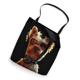 Yorkshire Terrier with Sunglasses Dog Lover Cute Yorkie Tote Bag