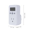 LCD Display Electricity Usage Power Meter Socket Energy Wattage KWH