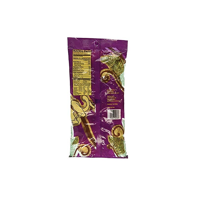 Trader Joe's Roasted Plantain Chips 6oz (Pack of 4)