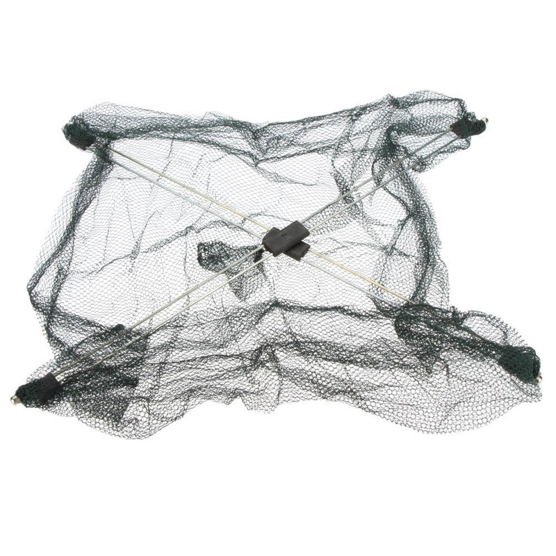 ODETOJOY 60 * 60Cm Fishing Foldable Mesh Baits Trap Cast