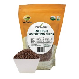 McCabe Organic Radish Sprouting Seeds, 1-pound