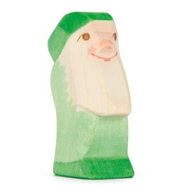 Ostheimer - 25043 - Zwerg grün, Holz, Handarbeit, 6,5cm x 4,7cm x 2,5cm