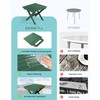 SERWALL Portable Folding Outdoor Side Table - Adirondack Style, HDPE