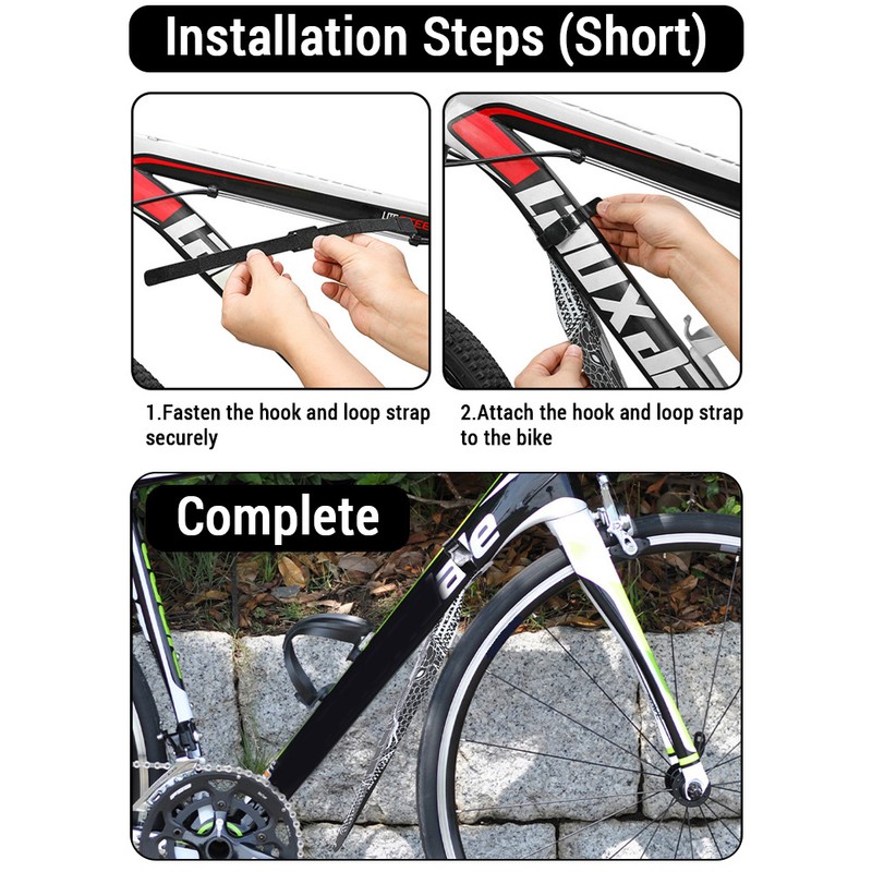 Foldable Bike Mud Guard Set Mountain Bike Front Rear Quick