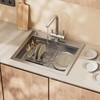 JAQ Over Sink Dish Drying Rack for Medium to Large