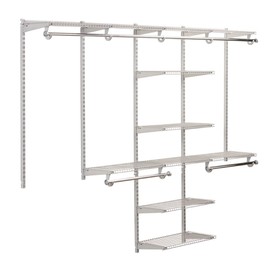 Rubbermaid Configurations 26.937 in. H x 12.375 in. W x 1.875 in. L Metal Closet Kit
