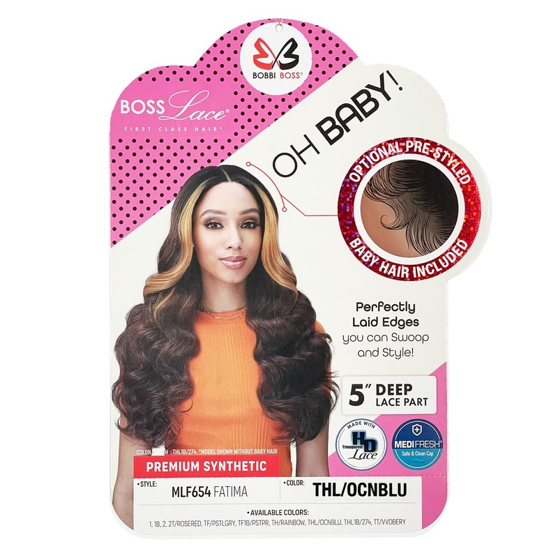 Bobbi Boss HD Lace Front Wig MLF654 Oh Baby Transparent